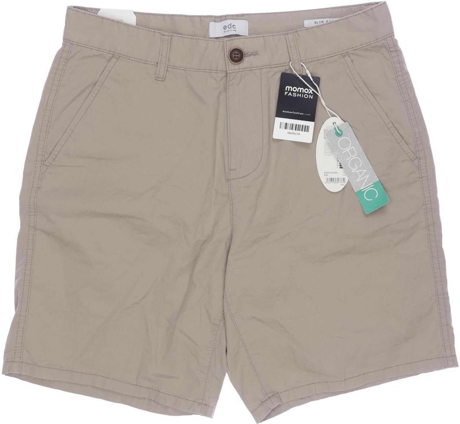 edc by Esprit Damen Shorts, Beige, Gr. W30, Baumwolle - Second Hand