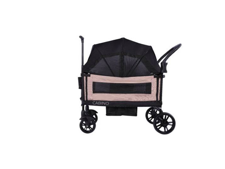Cabino Cabino Bolderkar Waggie Zwart En Taupe