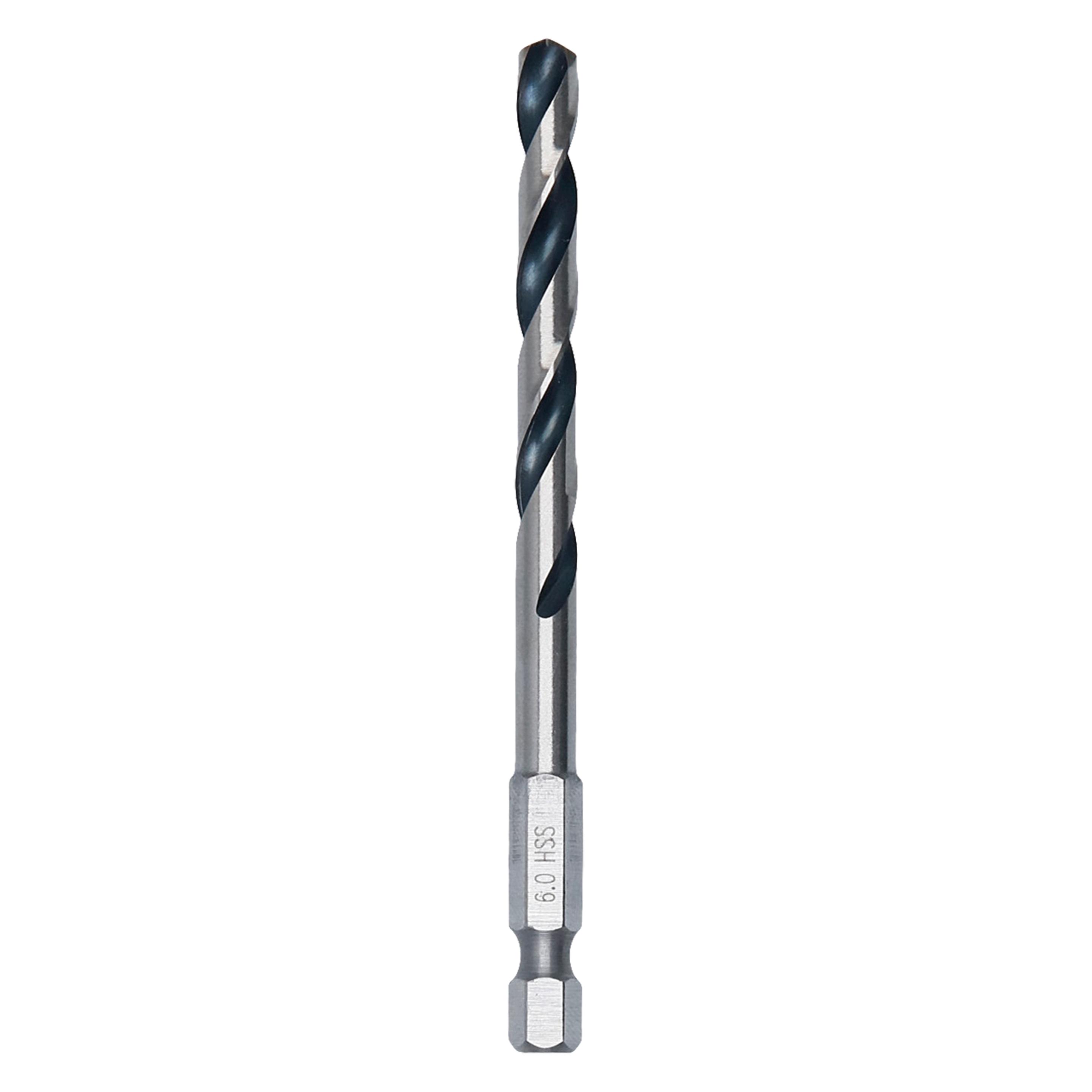 Bosch Professional Zubehör HSS PointTeQ Sechskantbohrer 6,0 mm (6 mm) (2608577528)
