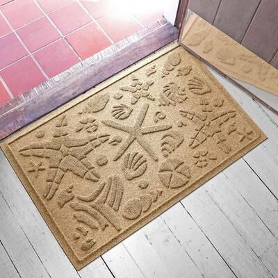 Bungalow Dba Matterly Beachcomber Doormat 35 x 23, 35 x 23, Khaki