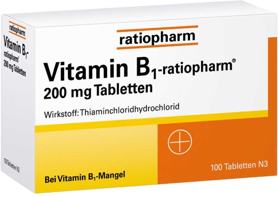 Vitamin B1-ratiopharm Vitamin B1 ratiopharm 200 mg Tabletten 100stk