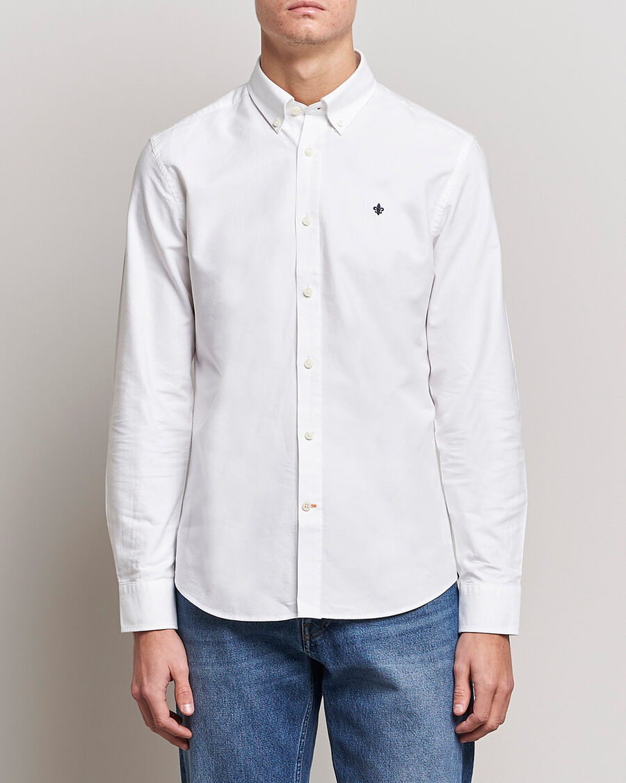 Morris Douglas Oxford Shirt White men S Hvid