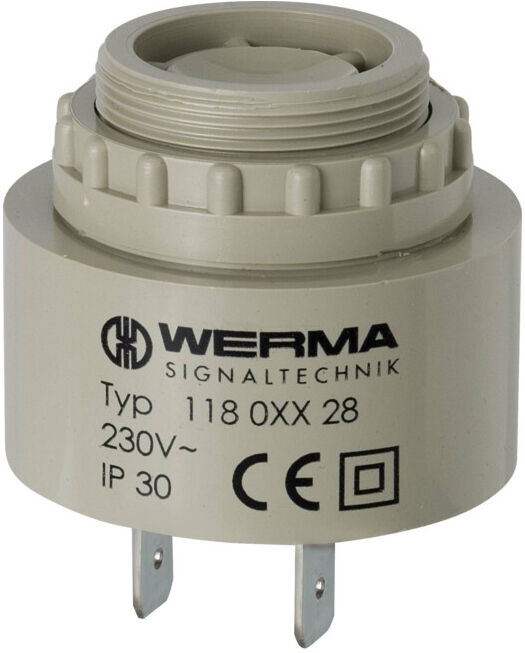 Werma Avertisseur sonore électrique 24V AC/DC 11806815 (118.068.15)