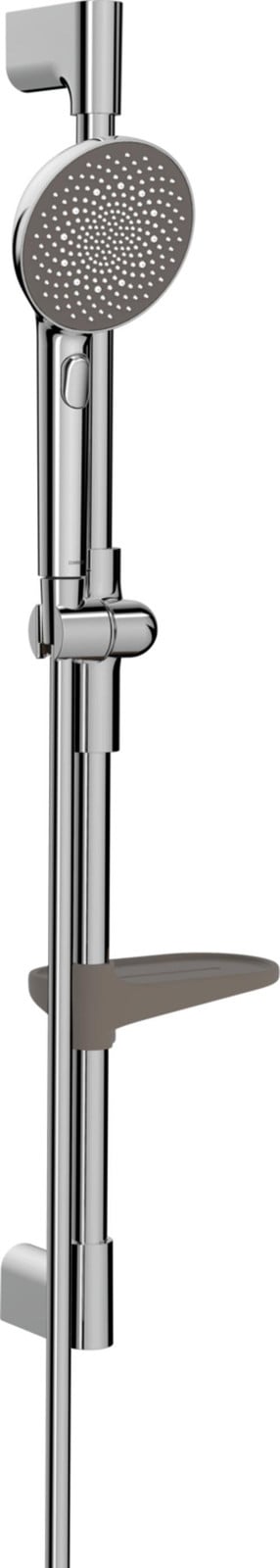 Hansa Aurelia doucheset met ronde handdouche en 77 cm douchestang, 3 straalpatronen