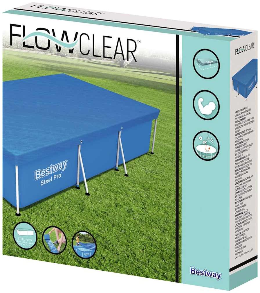 Bestway Couverture de piscine Flowclear 304x205x66 cm