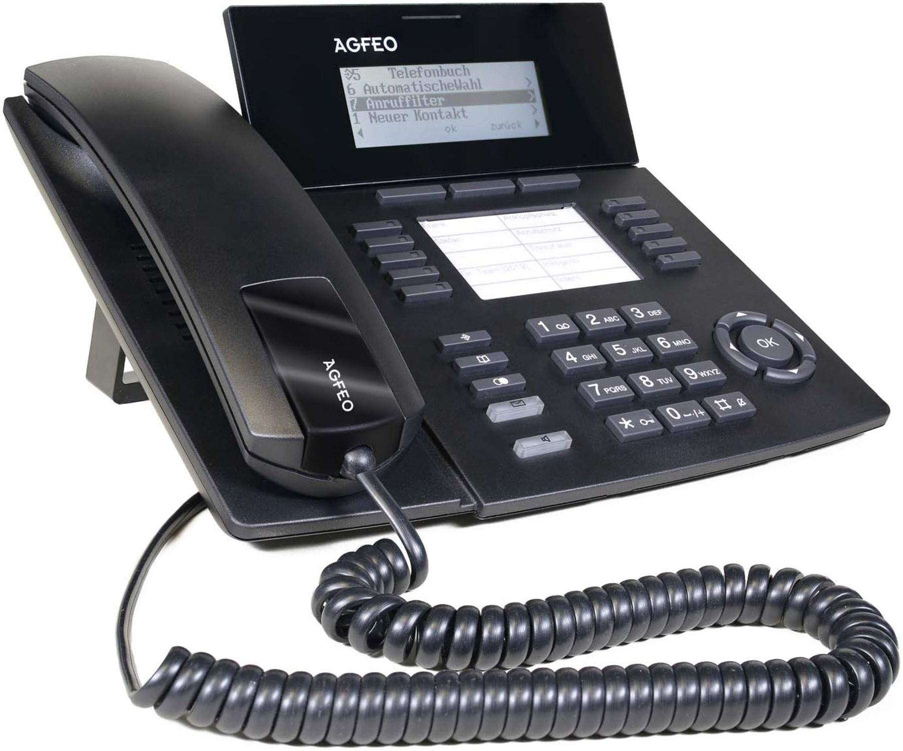 AGFEO IP-Systemtelefon ST 53 IP schwarz SENSfon (6101571)