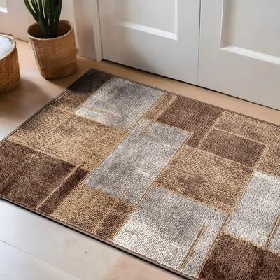 World Rug Gallery Modern Linear Area Rug
