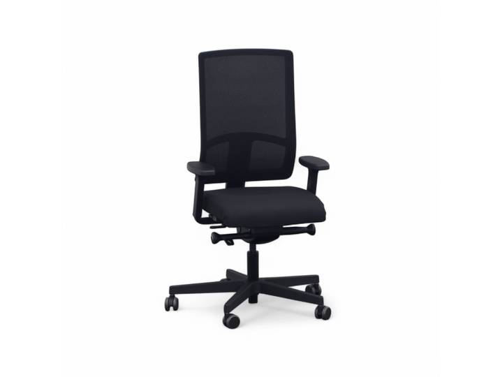 Bürostuhl SitagX-Line Netz swissmade mit 2D Armlehnen, Schwarz, Neu, Ergonomischer Stuhl - ideal für flexibles Arbeiten
