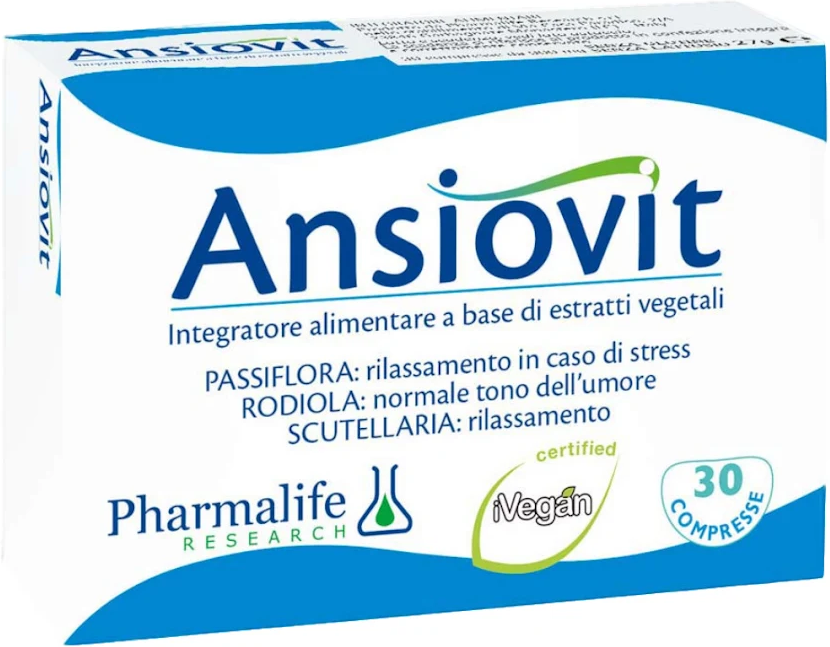 PHARMALIFE RESEARCH Srl Ansiovit, 30 compresse