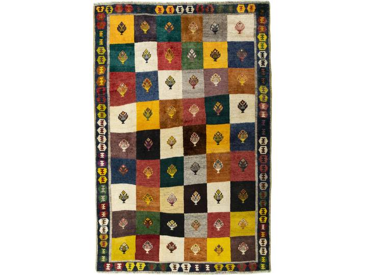 Perser Gabbeh Kashkuli Teppich 126x193 Handgeknüpft Modern Orientteppich Perserteppich Wolle