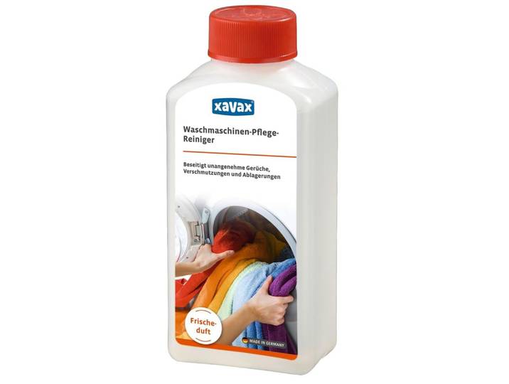 XAVAX Reinigungs-Set Waschmaschinen-Pflegereiniger mit Frischduft, 250 ml , weiß, B:6,3cm H:4,1cm L:14,3cm, Reinigungs-Sets, Reinigungs-Set