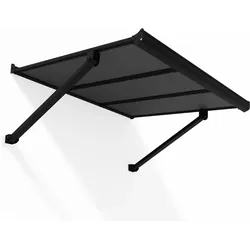 Palram, Überdachung + Carport, Vordach Augustine 90,5x111cm Grau