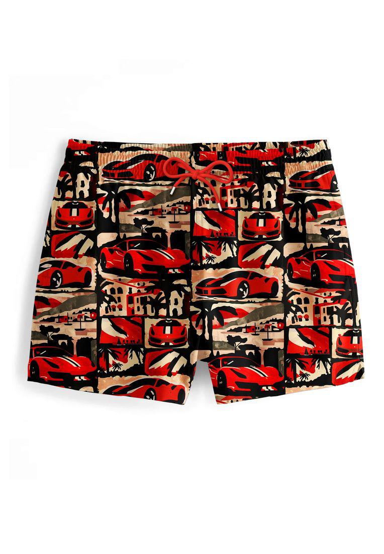 "Rosso Corsa" Zwemshorts