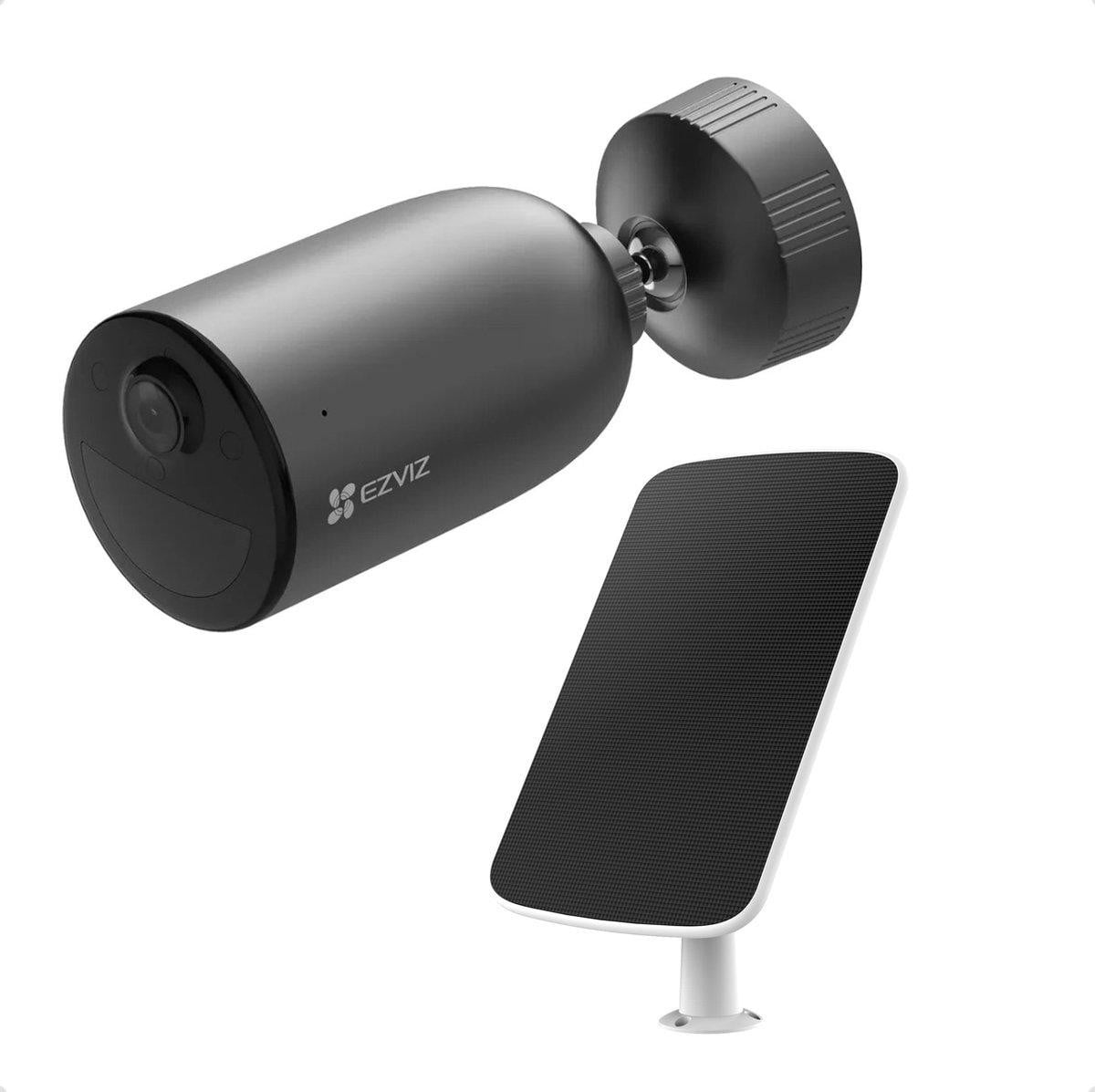EZVIZ EB3 Kit Batterij Camera met Zonnepaneel - Zwart