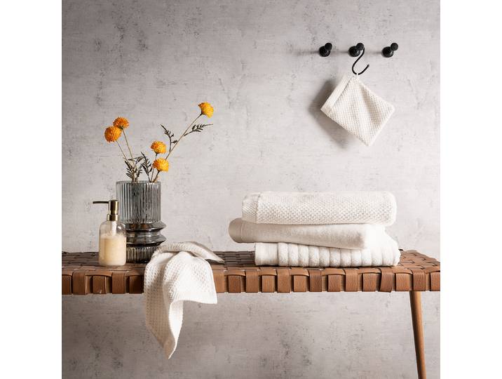 Serviette de plage Grant 90 x 1 x 180cm Beige/Ivory