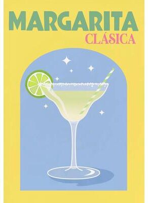Inspired Finds Colorful Cocktail Canvas Wall Art Set Trendy Bar Cart Drink Posters margarita Cocktail Poster 7.87x11.81in