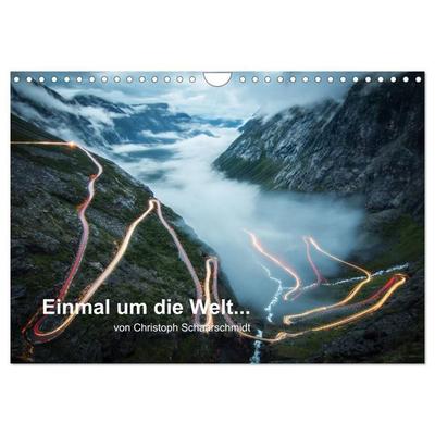 Einmal um die Welt... (Wandkalender 2027 DIN A4 quer), CALVENDO Monatskalender