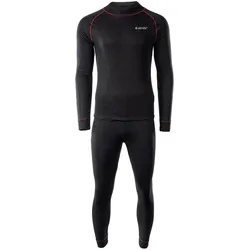 Hi-Tec, Herren, Funktionsunterhose, Thermoaktiv Set (XL), Schwarz