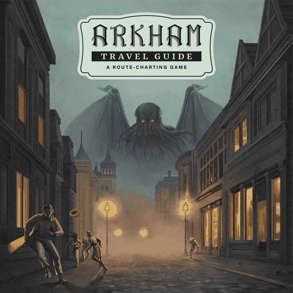 Arkham Travel Guide by Crowd Games - Board Game of Route-Building and Shared Decisions