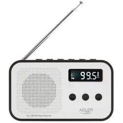 Adler AD 1917 HI-FI-Turm Bluetooth/ CD/ USB/ FM-Radio Schwarz (Bluetooth, CD Player, 2x 25 W), Stereoanlage, Schwarz