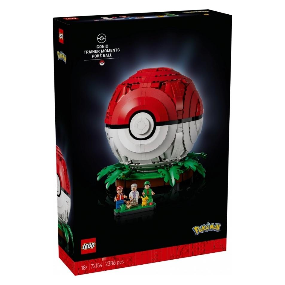LEGO Pokémon Ikoniske Traeneøjeblikke - Poké Ball 72154 Alder 18+, brikker 2339 (72154, LEGO Pokémon) (72154)