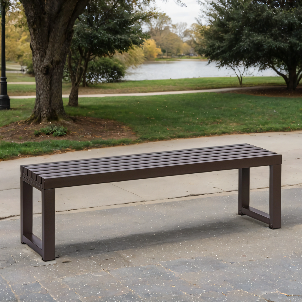 B2B Partner Parkbank ALURA, 1500 mm, braun