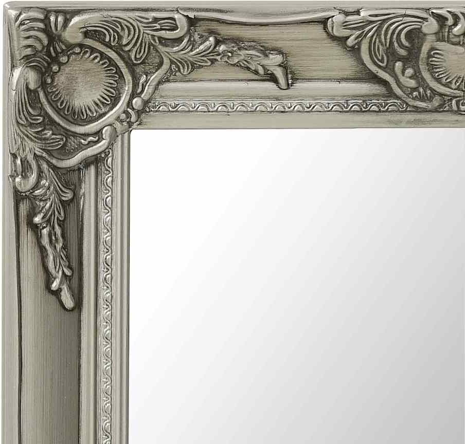vidaXL Miroir mural style baroque 50x80 cm Argenté