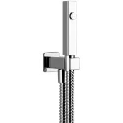 Gessi Rettangolo WC-Reinigungsbrause mit einem Strahl, 33823031, Farbe: Chrom