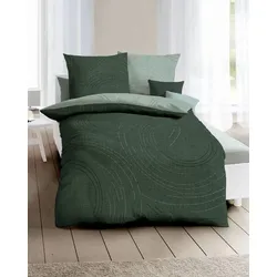 kaeppel Bettwäsche Satin Jaro jade 200x200 cm + 2x80x80 cm
