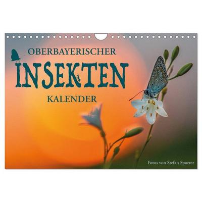 Oberbayerischer Insekten Kalender (Wandkalender 2026 DIN A4 quer), CALVENDO Monatskalender