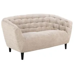 Actona Sofa Ria Stoff Beige 2-Sitzer