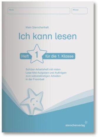 Katrin Langhans - Ich kann lesen 1 - Schülerarbeitsheft für die 1. Klasse: Mein Sternchenheft mit vielen Lese-Mal-Aufgaben und Aufträgen zum selbstständigen Arbeiten in der Freiarbeit - Preis vom 02.10.2026 23:42:20 h