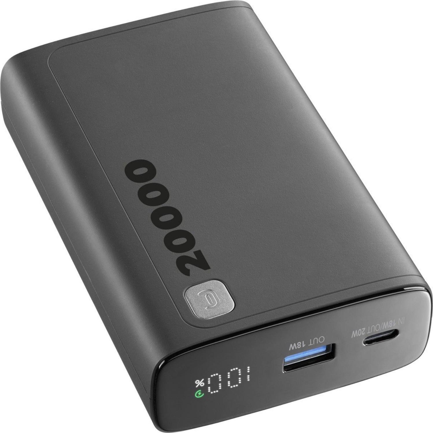 Cellularline Power Bank Elite 20000 PD, zwart