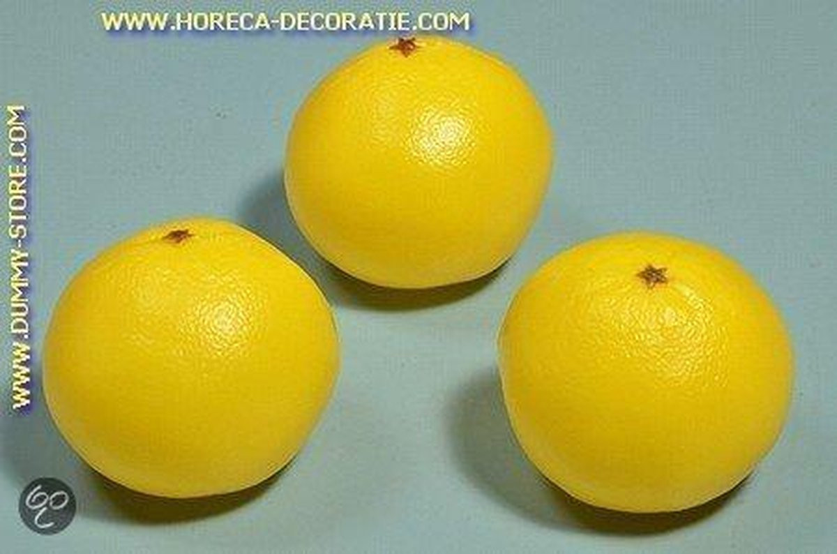 MilaNNE Decoratieve Grapefruit, 3 stuks