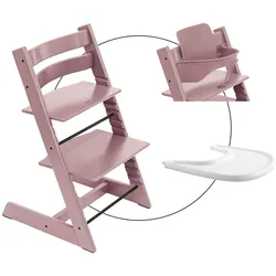 Stokke® Tripp Trapp® Bundle Treppenhochstuhl inklusive Babyset & Tray, lila