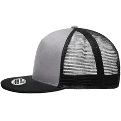 Mesh Basecap Pro Trucker "MB6636" 5-Panel - grey/black