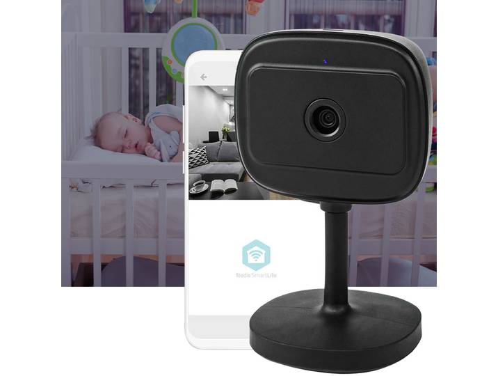 WLAN Überwachungskamera für Innen, SmartLife, Full-HD IP-Kamera, Nachtsicht, PIR