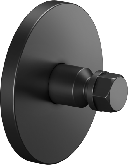 Keuco Reva Klebe-Set Nr. 10 04994371001 schwarz matt, optionales Zubehör