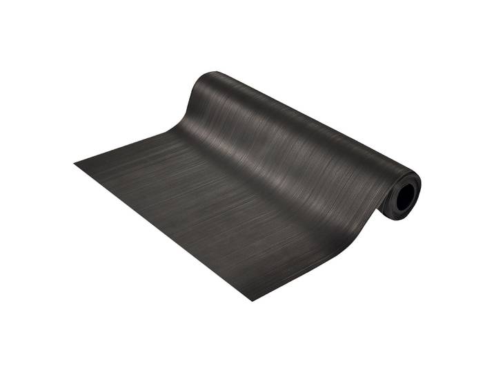 Tapis caoutchouc strié en rouleau 10 x 1 m