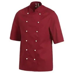 Kochjacke Unisex bordeaux 12/1094/21, Größe 52 - rot - 52