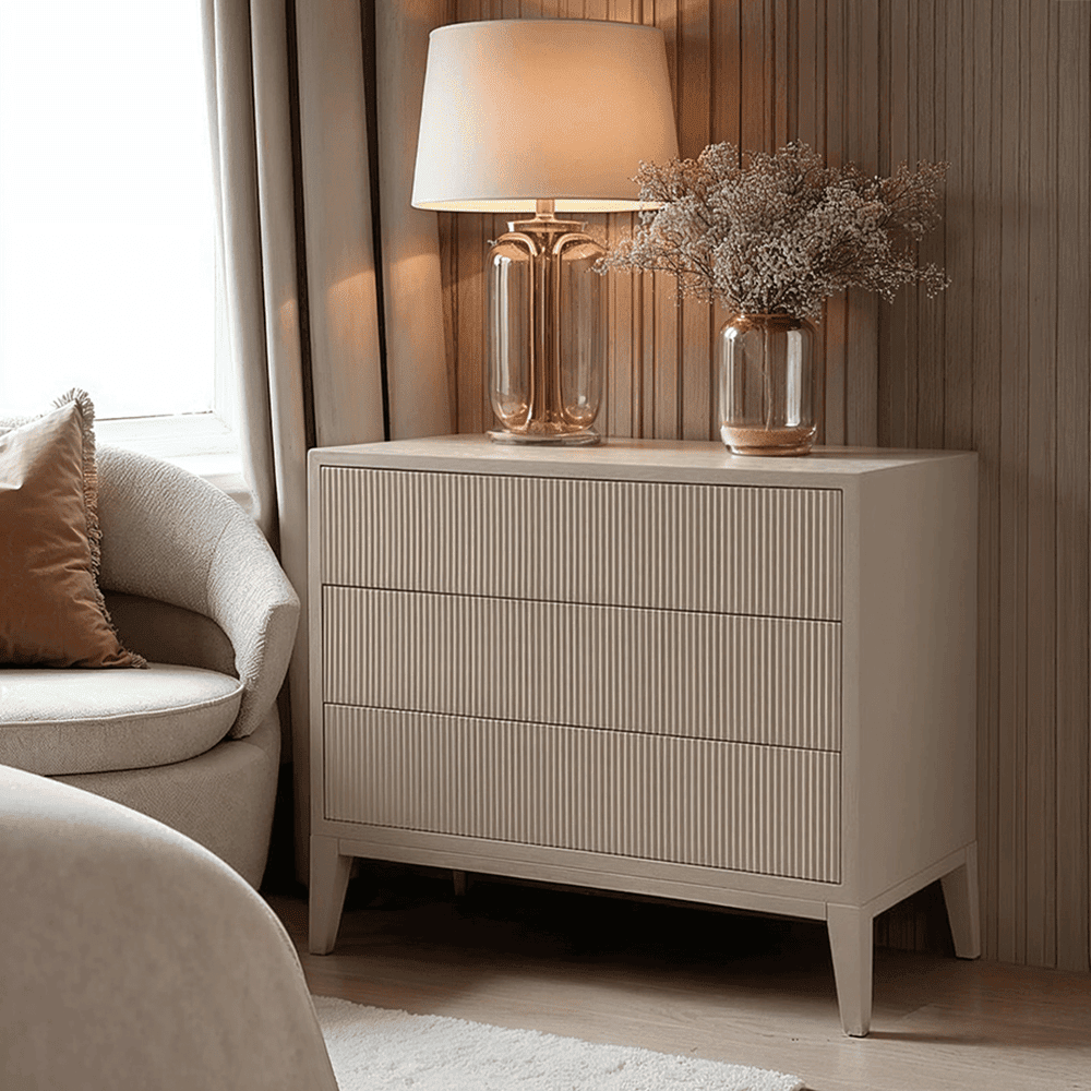 Metropolitan Warm Grey Premium Chest of Drawers