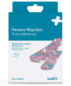 Wells Pensos Rápidos Resistente à Água 30 un