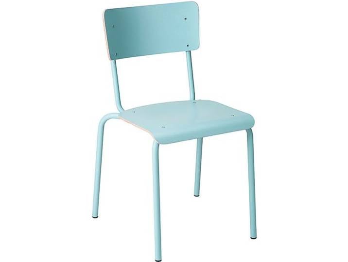stapelbarer Stuhl College blau hellblau 46x79.5x50 cm
