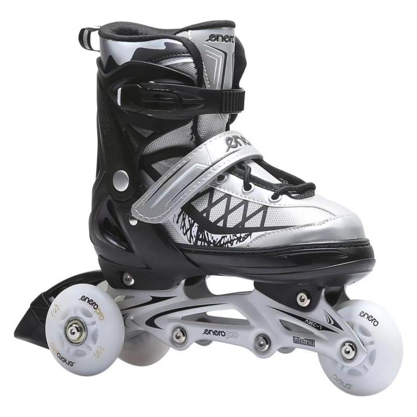 Enero Schlittschuhe - Rollschuhe 4 in 1 LED 30 -33 Grau (30, 31, 32, 33) (GS247528)