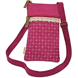 Mini Crossbag Dots fuchsia 181