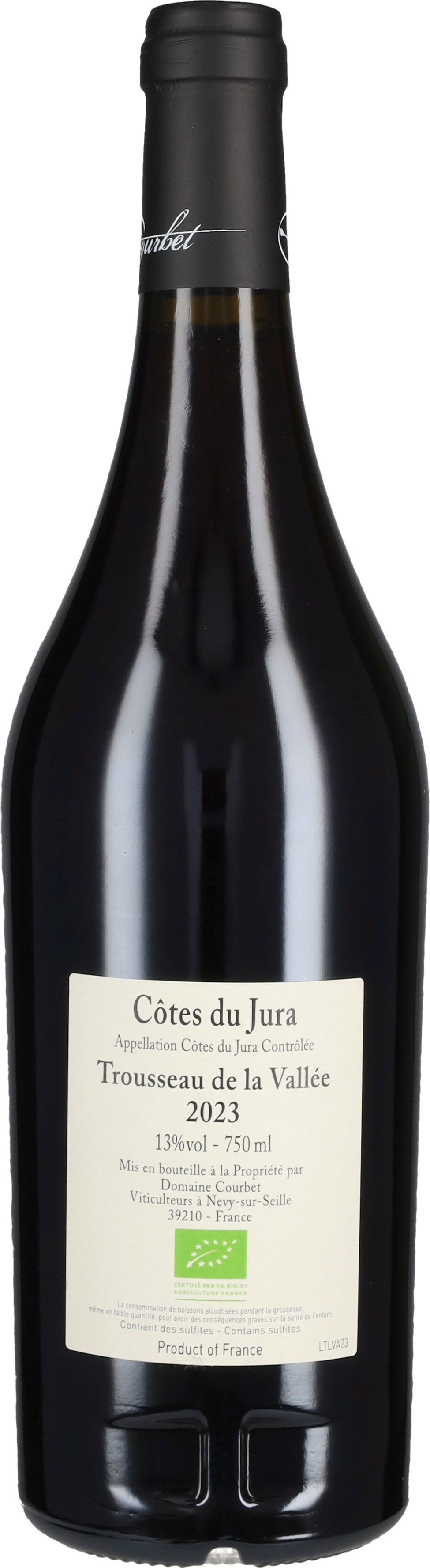 Trousseau 'De la Vallée' Domaine Courbet 2023