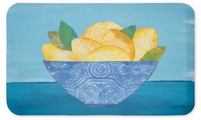 "Stupell Fruit Elegance Bowl Printed Anti-Fatigue Floor Mat, 30""x18"""