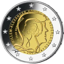 Niederlanden 2013: 2-Euro-Münze Monarchie Niederlande