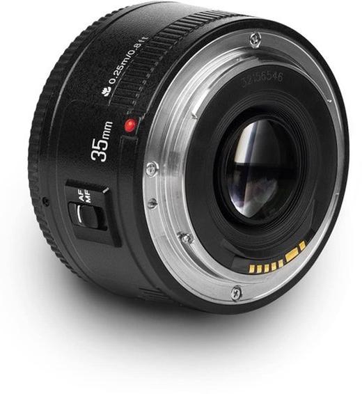 Canon Yn35Mm - Objektiv - Schärfe und Lichtstärke - Schwarz