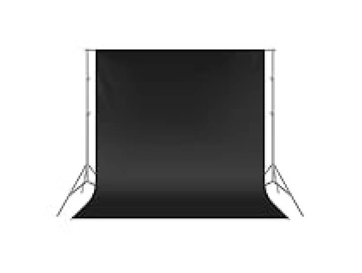 NEEWER Fond Photo 1,8x2,8 m (6x9 pi) en Polyester 100% Pur,Noir